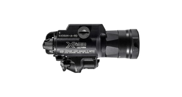 Image of SureFire MasterFire Ultra High Output LED Weapon Light, Red Laser Weapon Light, Black, X400UH-A-RD