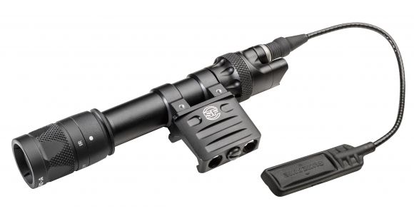 Image of SureFire Scout LED Weapon Light, CR123A, RM45 Mount Attachment, White light and infrared, 350 Lumens, Black, M612V-BK
