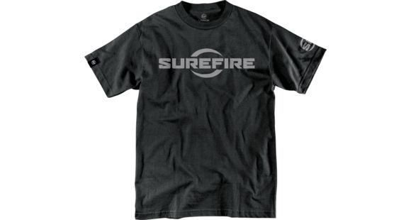 Image of SureFire SF Logo T-Shirt - Men's, 100% Cotton, Black, 3XL, SST-SFL-BK-3XL