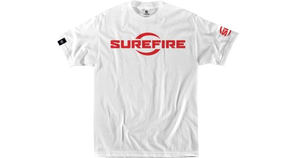 Image of SureFire SF Logo T-Shirt - Men's, 100% Cotton, White, 3XL, SST-SFL-WH-3XL