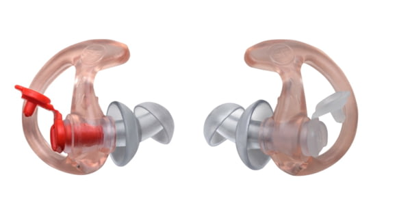 Image of SureFire EP3 Sonic Defender Earplugs, 25 Pair, Clear, Medium, NSN 6515-01-606-4498, EP3-MPR-BULK