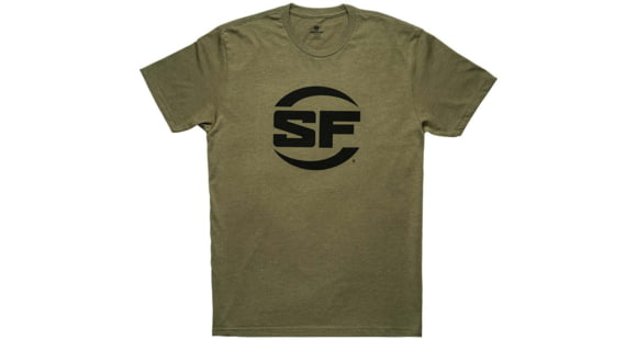 Image of SureFire SUREFIRE BUTTON LOGO DG TEE, Military Green, 2XL, SST-SFB-HG-2XL