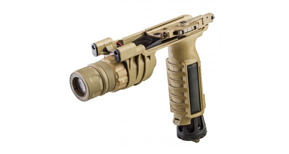 Image of Surefire Vertical Foregrip Vampire 150 Lu. Weapon Light, Tan/Blue, White and IR Outut, 120 M 194331