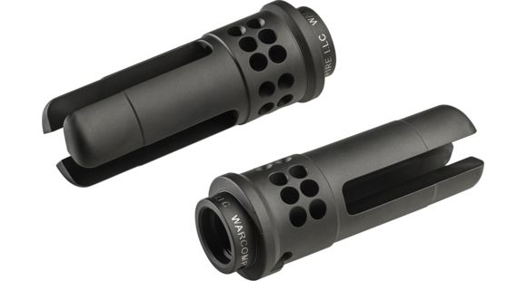 Image of DEMO, SureFire HK417 Warcomp Flash Hider w/Suppressor Adapter, 5.56mm, Black, WARCOMP-556-M15X1