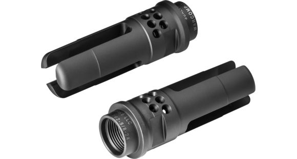 Image of SureFire WARCOMP Flash Hider w/Suppressor Adapter, Black, WARCOMP-260-5/8-24