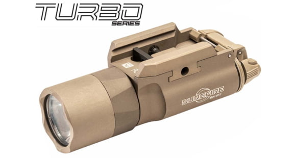 Image of USED, SureFire X300 Turbo Series High-Candela LED Thumb Screw Rail Mount Handgun Weapon Light, Tan, X300T-B-TN
