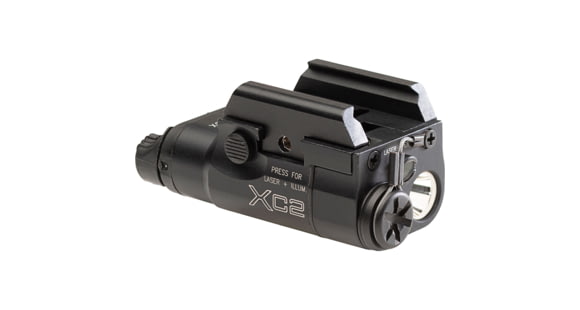 Image of DEMO, SureFire XC2-B Compact Pistol Light w/ Laser, AAA NiMH, Green/Red Laser, 300 Lumens, Black, XC2-B-RD