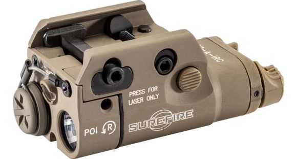 Image of SureFire XC2 IR Handgun Weapon Light w/Laser Sight, AAA, Red, 7 mW, Tan, XC2-A-IRC-TN