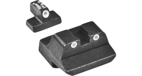 Image of Trijcion S&amp;W .45 Long Rear, 3 dot green front &amp; green long rear night sight set