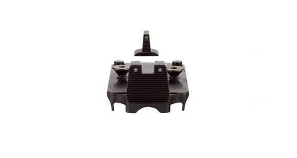 Image of Trijicon 1911 RMR Mount w/Integrated Night Sight Set, Black Front/Black Rear Outline w/Green Front/Orange Rear Lamps 600759