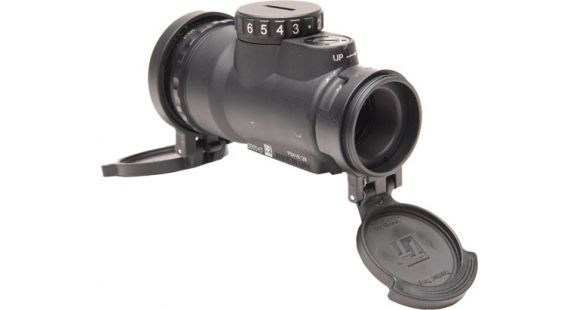 Image of Trijicon 1x25 MRO Patrol 2 MOA Adjustable Red Dot Sight, No Mount, Angled Glass, Black, 2200017