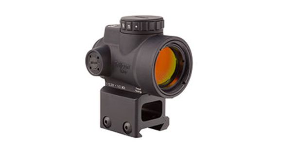 Image of Trijicon 1x25mm, 2.0 MOA Adjustable Green Dot Sight w/Lower 1/3 Co-Witness Mount, Angled Glass, Black, MRO-C-2200031