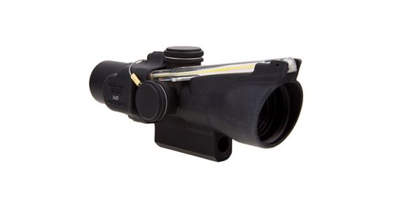 Image of Trijicon 2x20 Compact ACOG Rifle Scope,Dual Illuminated Amber 9.2 MOA Triangle Reticle w/ M16 Carry Handle Base and Mounting Screw 400146