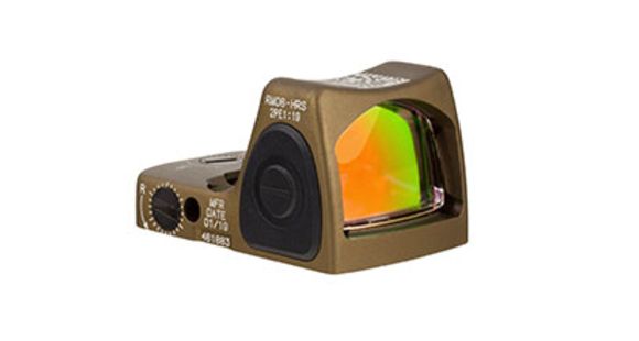 Image of DEMO, Trijicon RM01 RMR Type 2 LED Red Dot Sight, 3.25 MOA Red Dot, No Mount, Hard Anodized, Coyote Brown, 700780