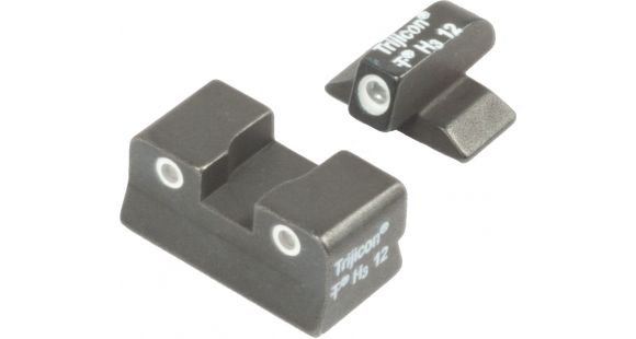 Image of Trijicon Bright &amp; Tough 3 Dot Night Set, Green Front &amp; Rear - Beretta Cougar 8000, 8040, &amp; 8045