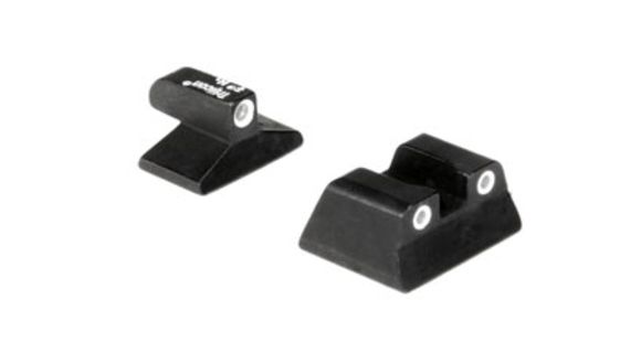 Image of Trijicon Bright &amp; Tough 3 Dot Night Sight Set, Green Front &amp; Yellow Short Rear - H&amp;K P7