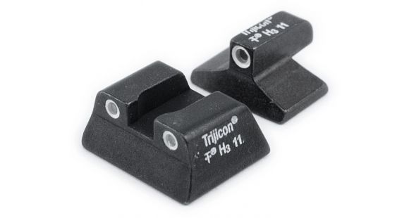 Image of Trijicon Bright &amp; Tough 3 Dot Night Sight Set, Green Front &amp; Green Short Rear - H&amp;K P7