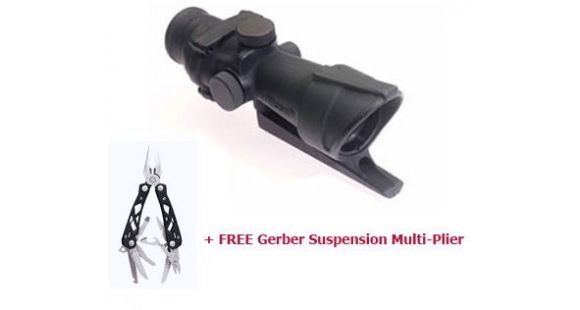 Image of Trijicon ACOG 4x32 Scope, Full Line Red Illumination Reticle w/ FREE Gerber Multi-Plier