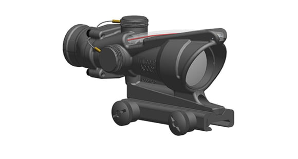 Image of Demo, Trijicon ACOG Rifle Scope, 4x32, Dual Illuminated Red Horseshoe/Dot Reticle w/Colt Knob Thumscrew Mount, Black, 100581