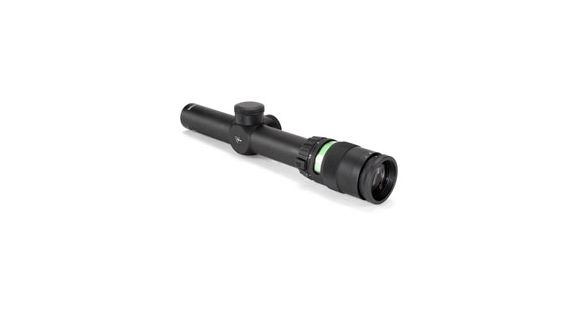 Image of Trijicon AccuPoint TR-24 1-4x24mm Rifle Scope, 30 mm Tube, Second Focal Plane, Black, Green Standard Duplex Crosshair w/ Dot Reticle, MOA Adjustment, 200071
