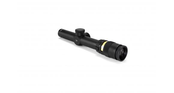 Image of Trijicon AccuPoint TR-24 1-4x24mm Rifle Scope, 30 mm Tube, Second Focal Plane, Black, Amber German #4 Crosshair w/ Dot Reticle, MOA Adjustment, 200053