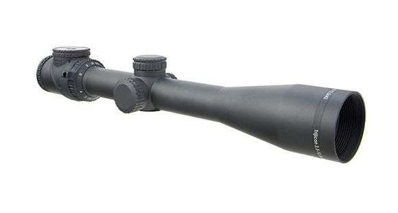 Image of Trijicon AccuPoint TR-26 2.5-12.5x42mm Rifle Scope, 30 mm Tube, Second Focal Plane, Black, Green German #4 Crosshair w/ Dot Reticle, MOA Adjustment, 200101