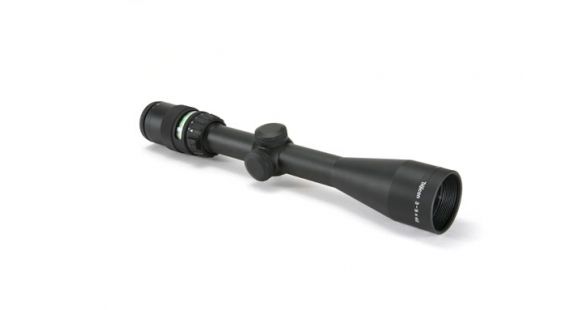 Image of Trijicon AccuPoint TR-20 3-9x40mm Rifle Scope, 1 in Tube, Second Focal Plane, Black, Green Mil-Dot Crosshair w/ Dot Reticle, MOA Adjustment, TR20-2GA