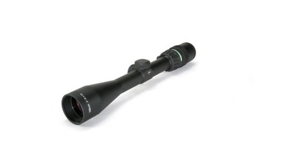 Image of OPEN BOX, DEALER DEMO, Trijicon AccuPoint TR-20 3-9x40mm Rifle Scope, 1 in Tube, Second Focal Plane, Black, Green BAC Triangle Post Reticle, MOA Adjustment, TR20G-DMO