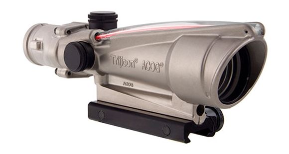 Image of Trijicon ACOG 3.5x35 Nickel Boron Dual Illum. Red Horseshoe Dot .223 Ballistic Reticle w/ TA51 Mount TA11-D-100202