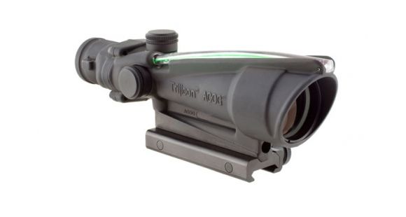 Image of Open Box, Dealer Demo, Trijicon ACOG 3.5x35 Dual Ill Rifle Scope w/Mount, Green Horseshoe .308 M240 Reticle