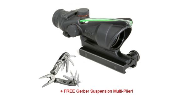Image of Trijicon ACOG 4x32 Dual Ill Rifle Scope w/Mount &amp; FREE Multitool, Green Horseshoe 6.8 Reticle