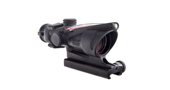 Image of Trijicon ACOG TA31 4x32mm Rifle Scope, Black, Red Chevron .223 / 5.56x45mm Reticle, MOA Adjustment, TA31F