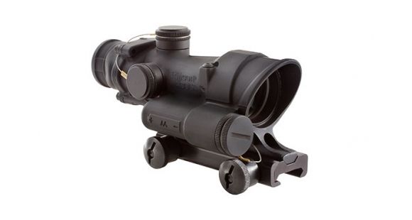 Image of Trijicon ACOG TA02 LED 4x32mm Rifle Scope, Black, Green Chevron .223 / 5.56x45mm Reticle, MOA Adjustment, 100391