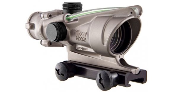 Image of Open Box, Dealer Demo, Trijicon ACOG 4x32 Nickel Boron Dual Illum. Green Horseshoe Dot .223 BAC Reticle w/ TA51 Mount TA31-D-100197