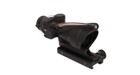 Image of Trijicon ACOG 4x32 Scope, Dual Illuminated Red Chevron ACSS AURORA Reticle, Colt Knob Thumbscrew Mount, Black, TA31-R-AURORA