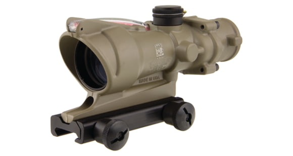 Image of Trijicon ACOG TA31 4x32mm Rifle Scope, Flat Dark Earth, Red Crosshair .223 / 5.56x45mm Reticle, MOA Adjustment, 100372