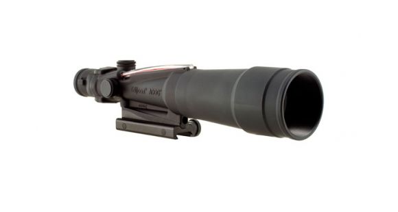 Image of Open Box, Dealer DMO, Trijicon TA55A ACOG 5.5x50 Red Chevron BAC Flattop .308 Reticle Rifle Scope with Flat top adapter TA55A