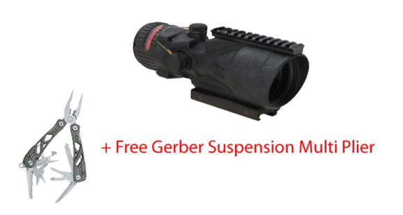 Image of Trijicon ACOG 6x48 Scope w RMR, Amb Chev .308 Ret, Free MultiPlier TA648RMR-308-A-KIT