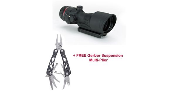 Image of Trijicon ACOG 6x48 Dual Ill Rifle Scope w/Mount &amp; FREE Multitool, Amber Chevron .223 Reticle
