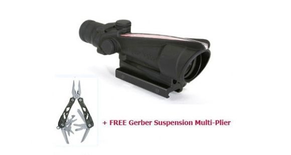 Image of Trijicon ACOG 3.5x35 Dual Ill Rifle Scope w/Mount &amp; FREE Multiplier, Green Crosshair .308 Reticle