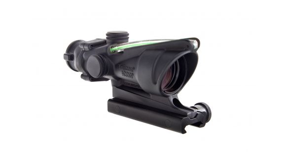 Image of Trijicon ACOG 4x32 Scope w/Dual Illuminated Green Crosshair .223 Ballistic Reticle w/TA51 Mount, Black TA31-CH-G