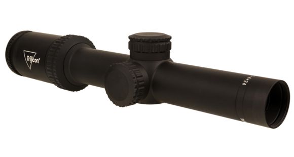 Image of Trijicon Ascent AT424 1-4x24mm LPVO Rifle Scope, 30 mm Tube, Second Focal Plane, Black, Non-Illuminated BDC Target Hold Reticle, MOA Adjustment, 2800001