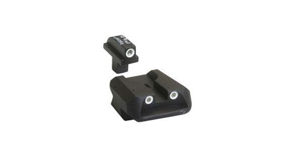 Image of Trijicon Bright &amp; Tough Colt Officers 3 Dot Green Front &amp; Green Novak Rear Night Sight Set