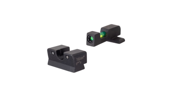 Image of Trijicon DI Night Sight Set, Dual-Illuminated, U-Notch, Tritium Green Front Color/ Rear Color, Sig Sauer #6 Front/#8 Rear, 601114