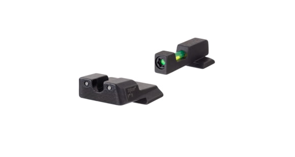 Image of Trijicon DI Night Sight Set, Dual-Illuminated, U-Notch, Tritium Green Front Color/ Rear Color, Smith &amp; Wesson M&amp;P, M&amp;P M2.0, SD VE, 601108
