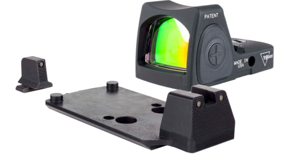 Image of Trijicon Dual Defense RMR Type 2 Reflex Red Dot Sight w/ M17/18 Mount w/ Integrated Bright&amp;Tough Optic, 1x, 3.25 MOA Reticle, Black, RM06-C-700818