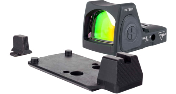 Image of Trijicon Dual Defense RMR Type 2 1x Reflex Red Dot Sight w/ M17/18 Mount, No Tritium, 1x, 3.25 MOA Reticle, Black, RM06-C-700817