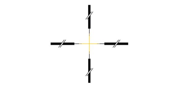 Image of Trijicon ACOG Gun Scope for Special Rings, 3x24mm, Amber Crosshair Reticle, Free Gerber Suspension Multi-Plier TA39-4-KIT2