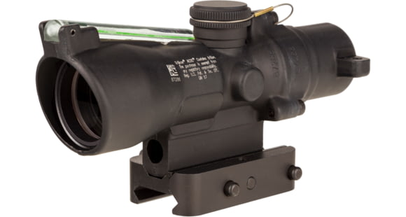 Image of Trijicon Dual Illuminated Compact ACOG Scope, 3x24 mm, Green, .223/55gr. Horseshoe Dot Reticle, Matte Black, 400350