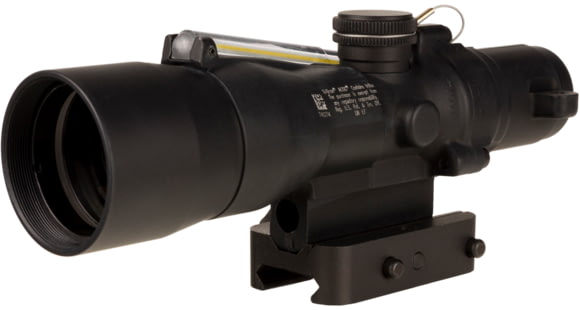 Image of Trijicon Dual Illuminated Compact ACOG Scope, 3x30 mm, .223/62Gr. Amber, Chevron Reticle, Matte Black, 400363
